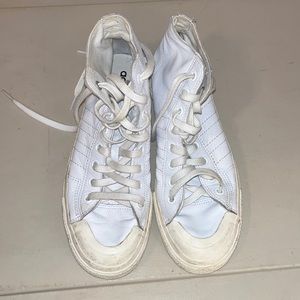 ADIDAS white leather sneakers